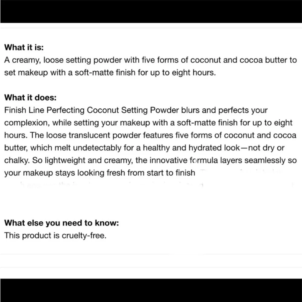 Marc Jacobs Finish Line Perfecting Coconut Setting Powder